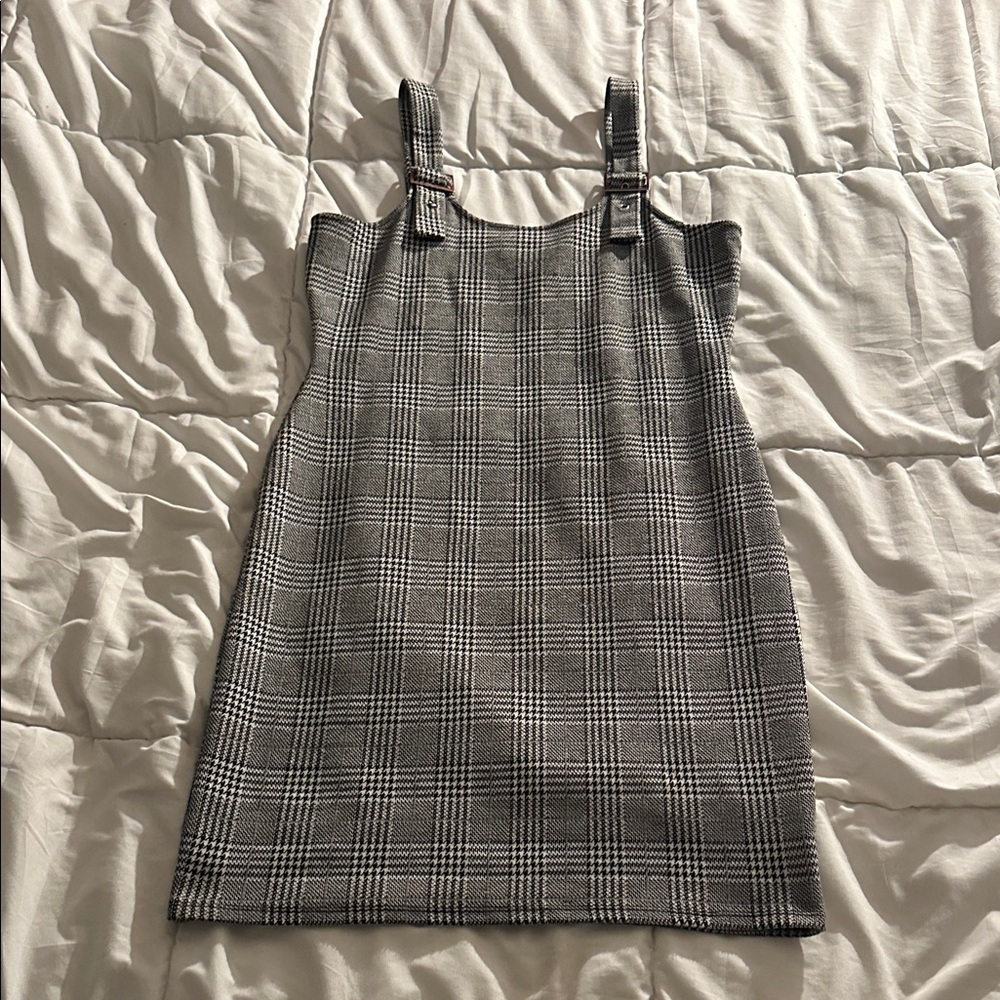 Plaid Sleeveless Dress